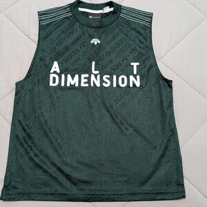 adidas Originals by Alexander Wang Alt Dimension Soccer Jersey, green, size L